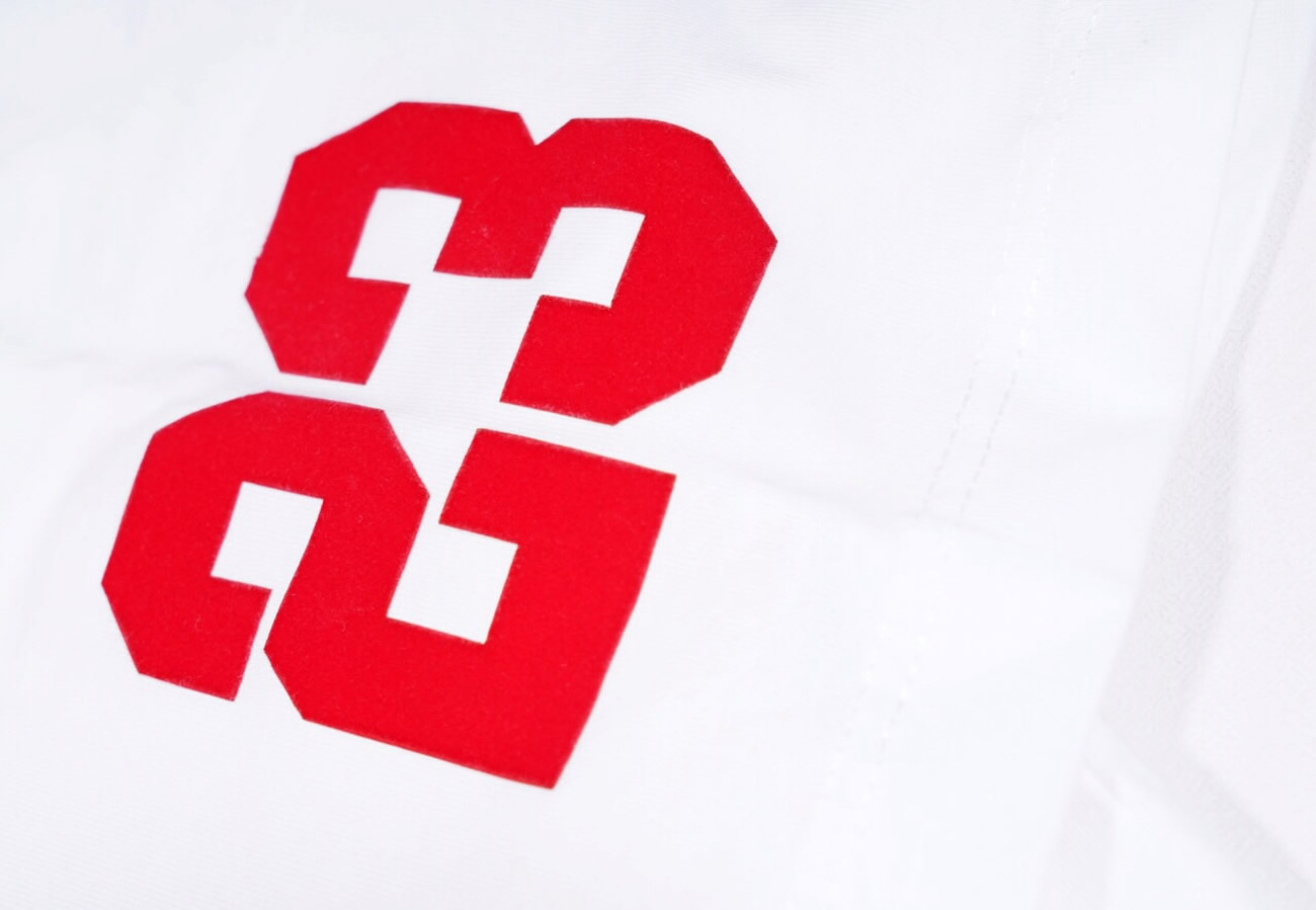 Amiri Logo Flocked Felt Trimmed Cotton Jersey White T Shirt (9) - www.newkick.org